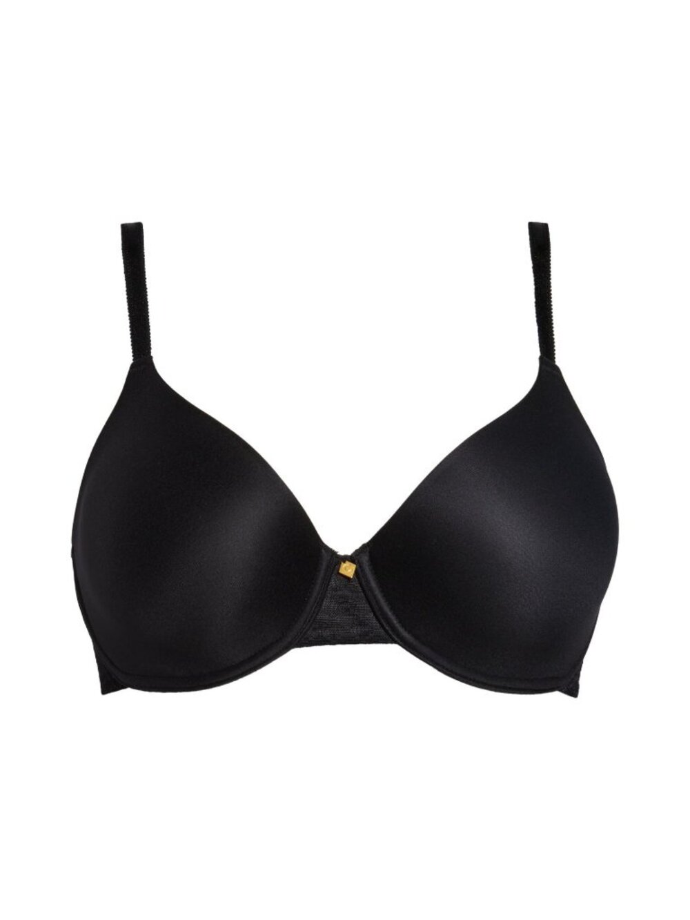 🆕CHANTELLE Norah Chic T-Shirt Underwire Bra 34DDD Black #16M6 - Picture 6 of 10